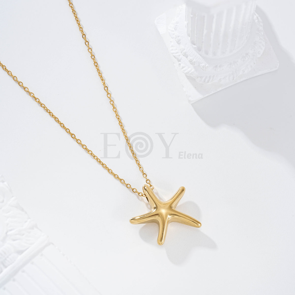 Collar estrella acero