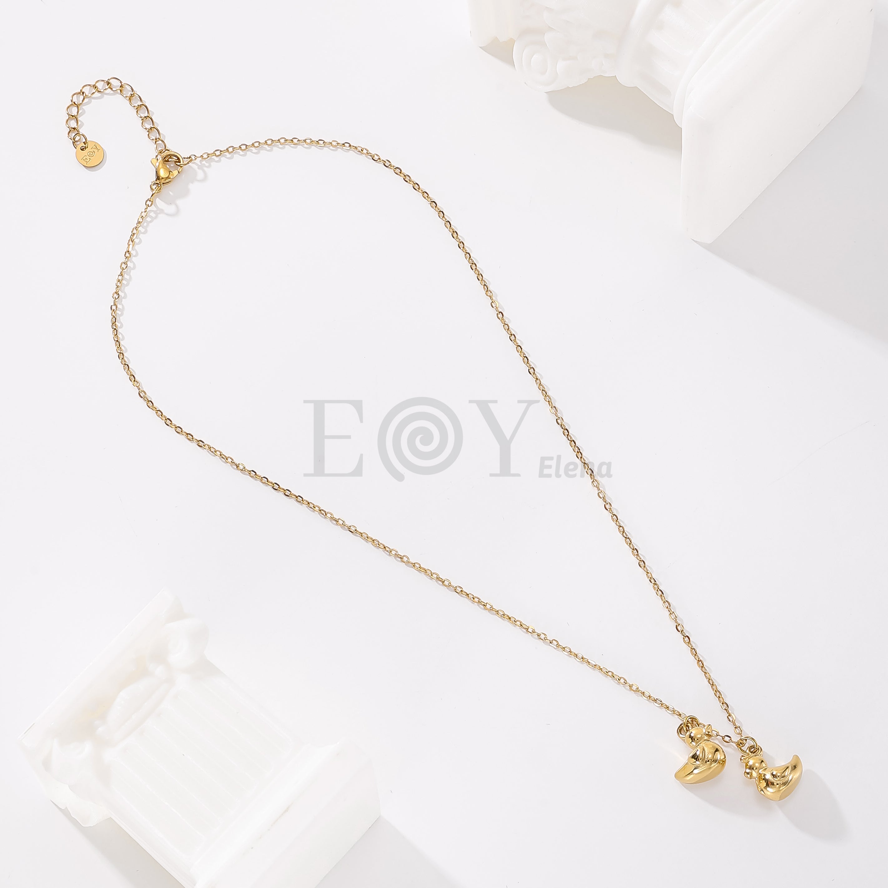 Collar de dos patos