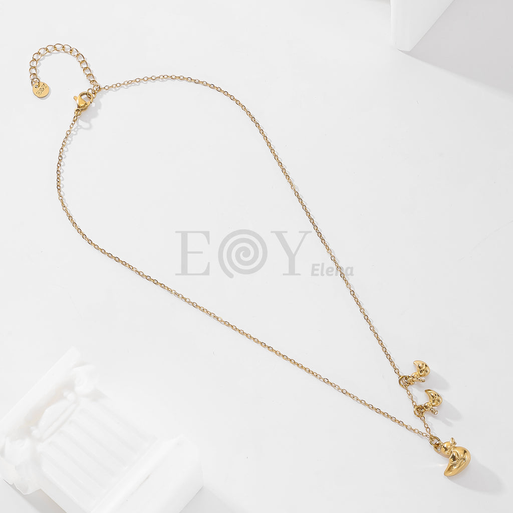 Collar de tres patos