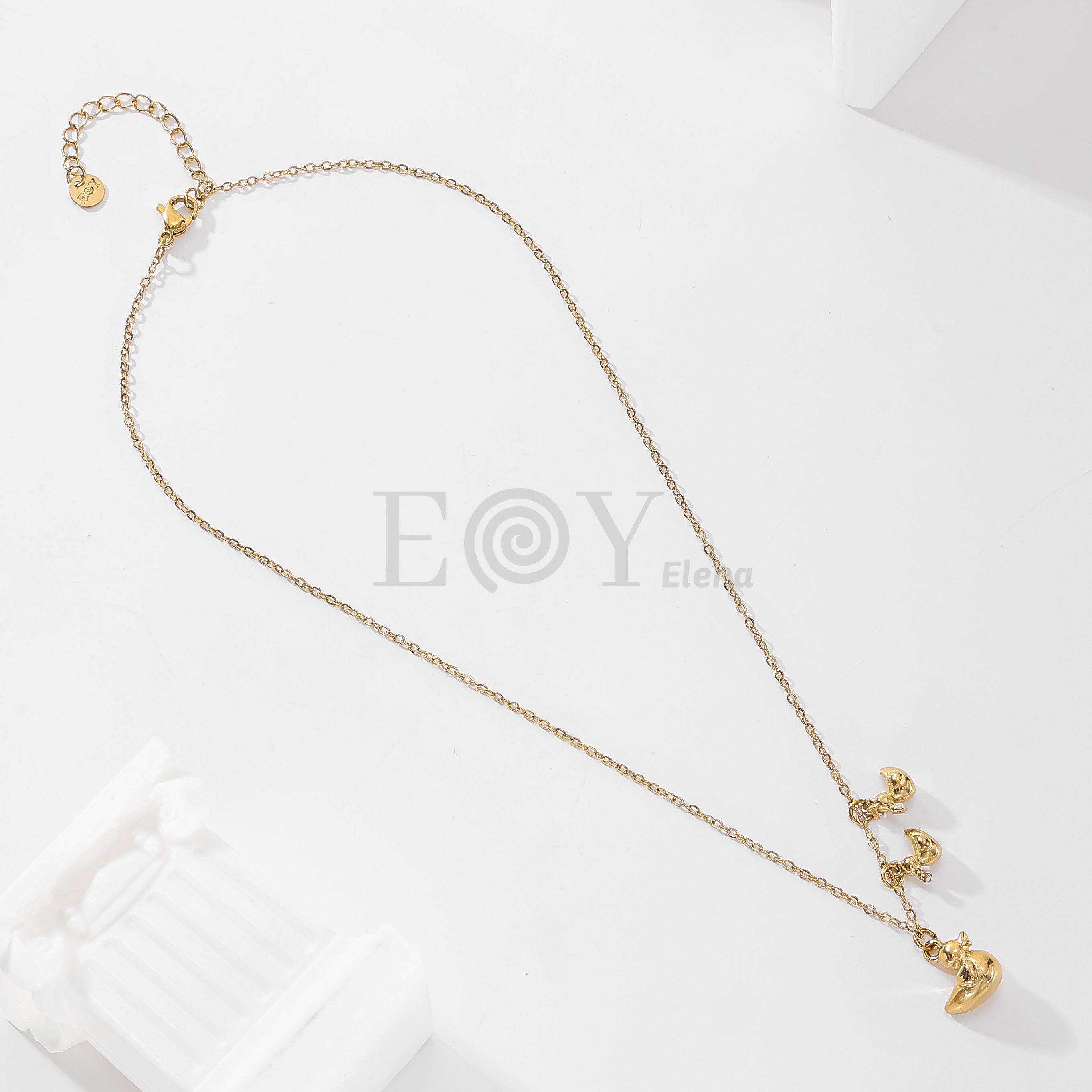 Collar de tres patos