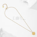 Collar corazón con ojo