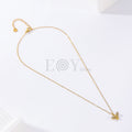 Collar abeja con circonitas