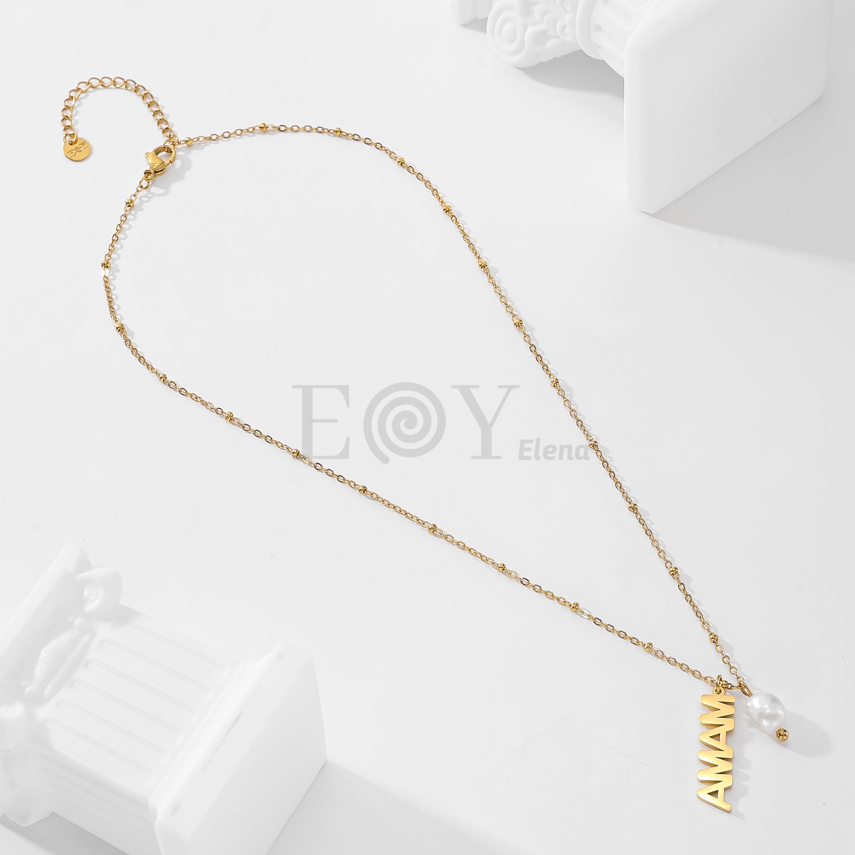 Collar mama con perla