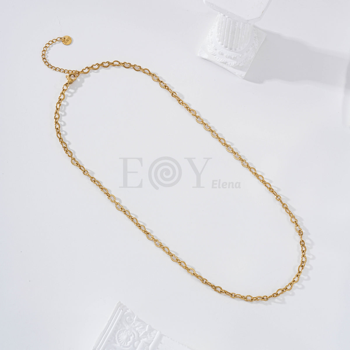 Collar cadena acero