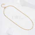 Collar cadena eslabones largos acero