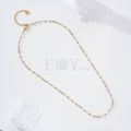 Collar con piedras lila acero