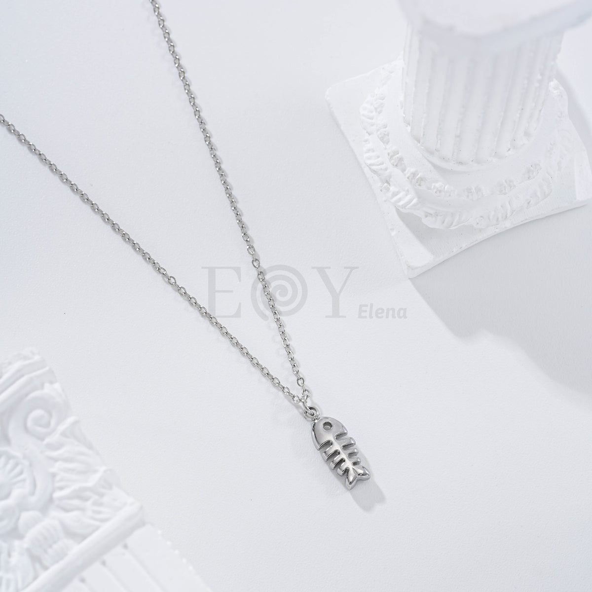 Collar espina pez acero