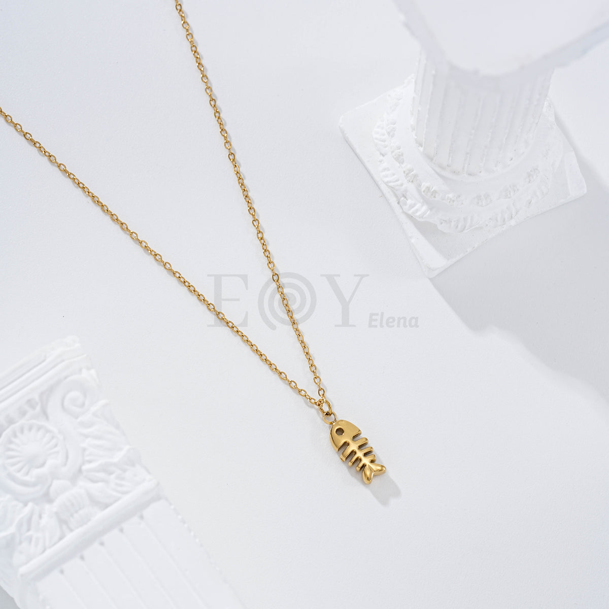 Collar espina pez acero