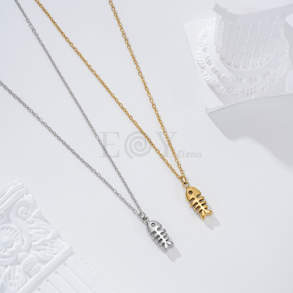 Collar espina pez acero