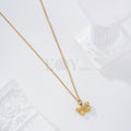 Collar mariposa acero