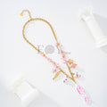 Collar pez y charms marinos