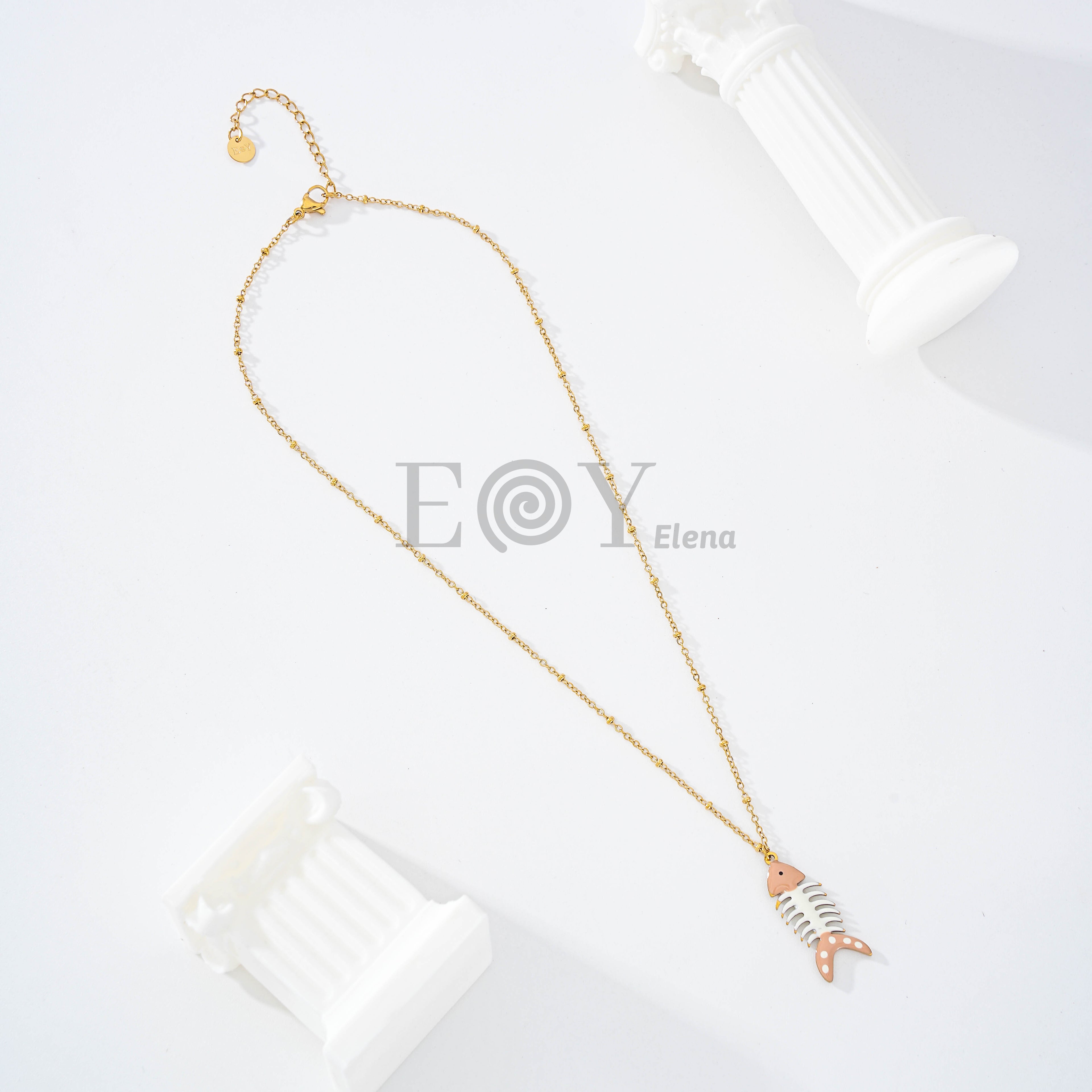 Collar pez raspa color