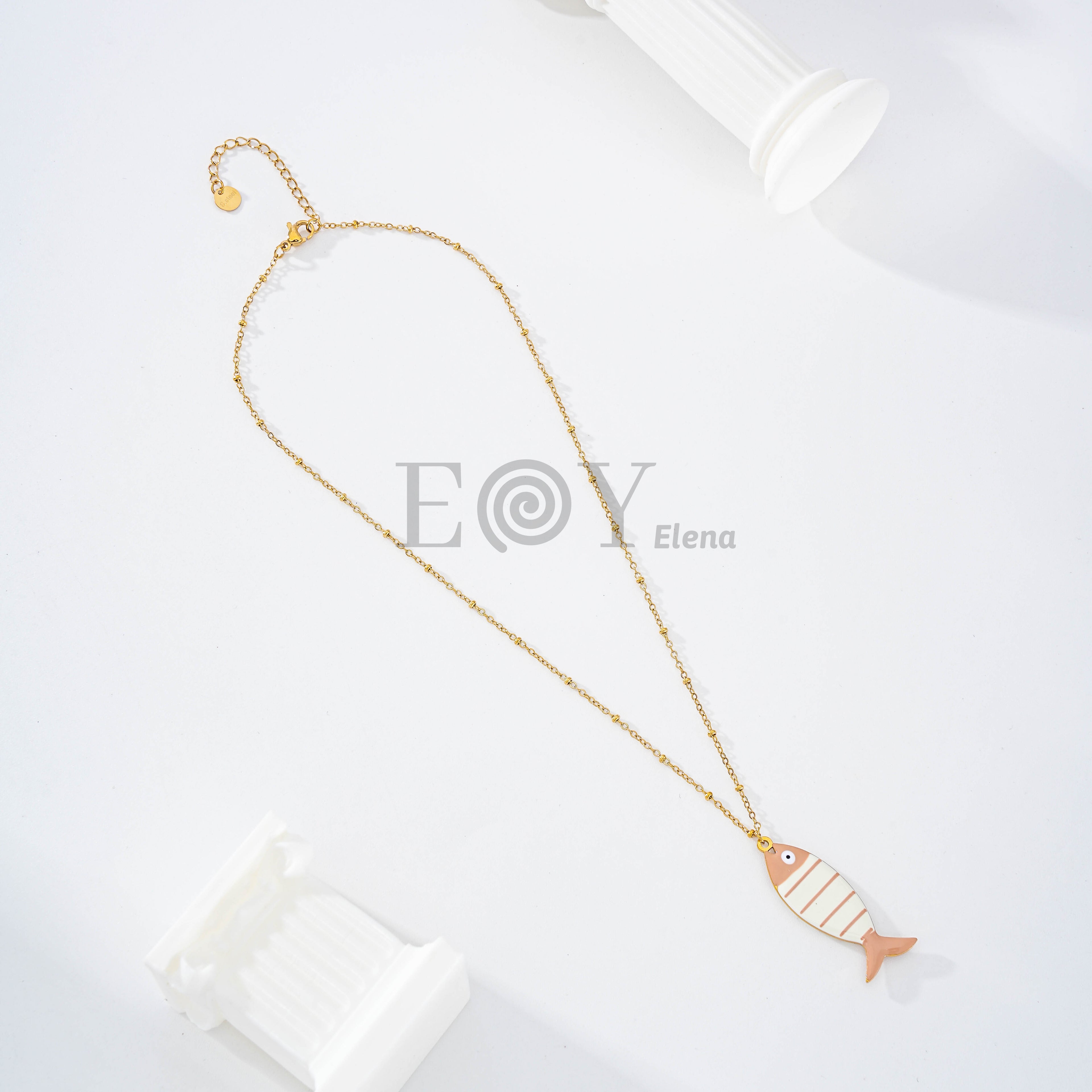 Collar pez grueso colores