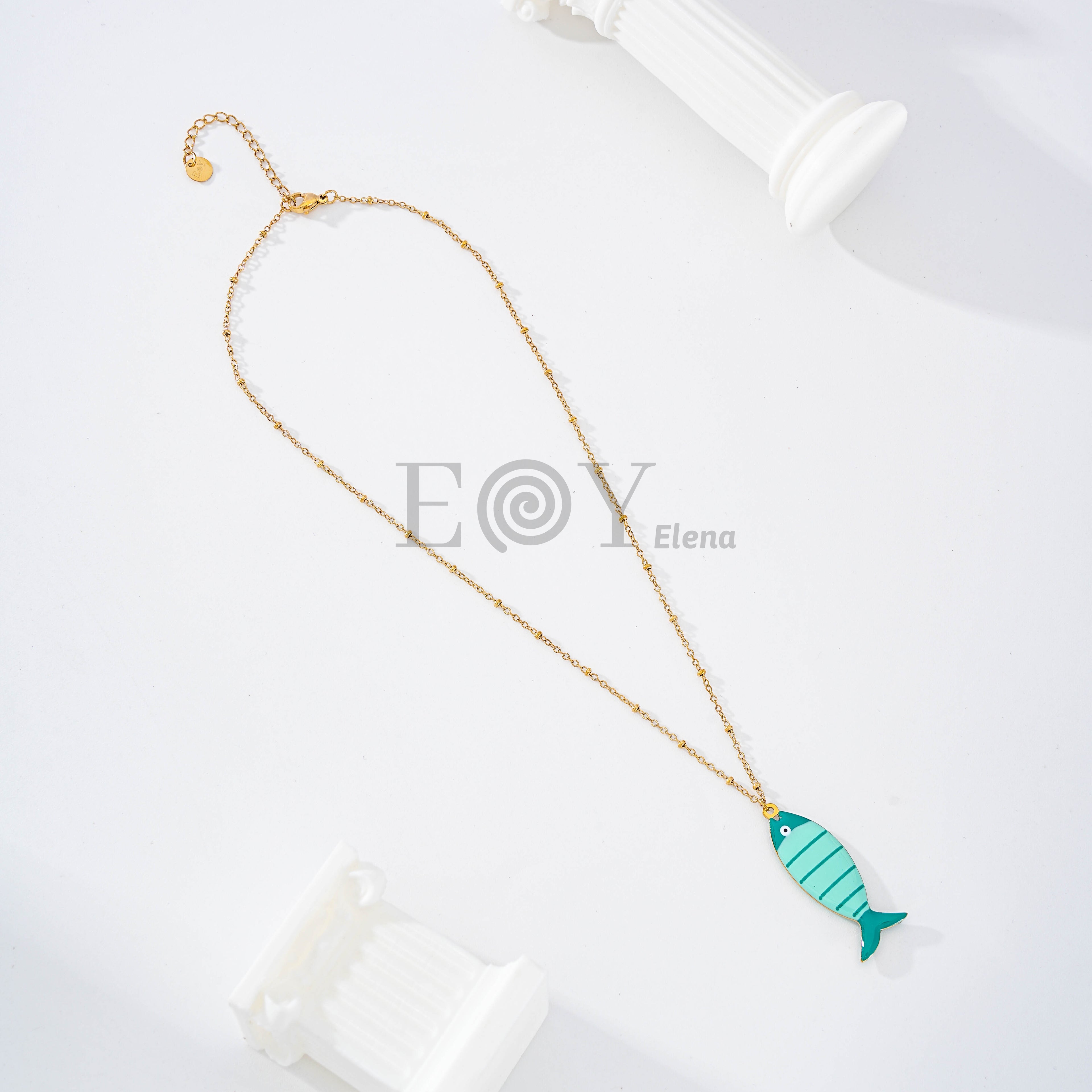 Collar pez grueso colores
