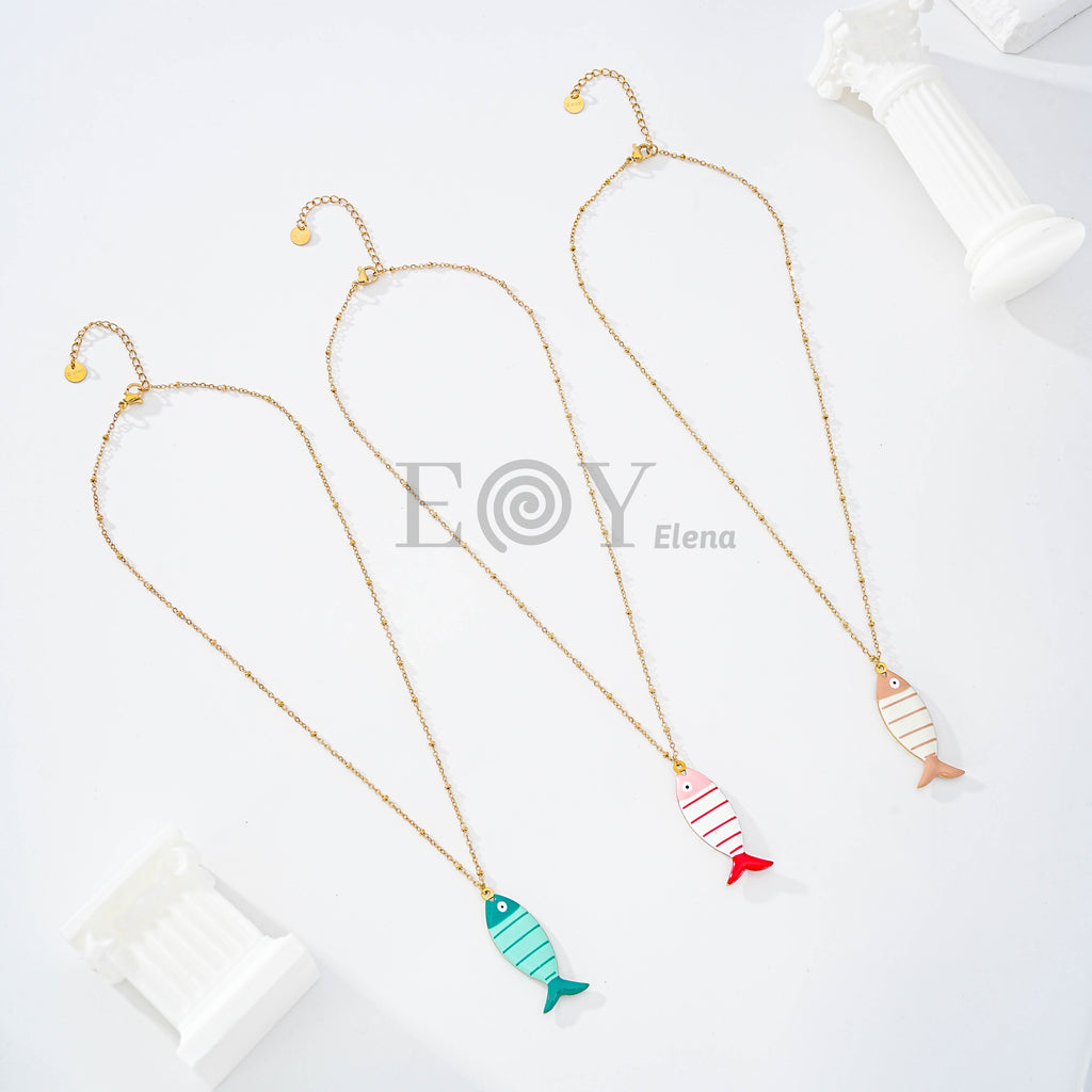 Collar pez grueso colores