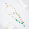 Collar charms con estrella de mar color