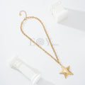 Collar estrella con relieve
