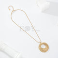 Collar aros hilos