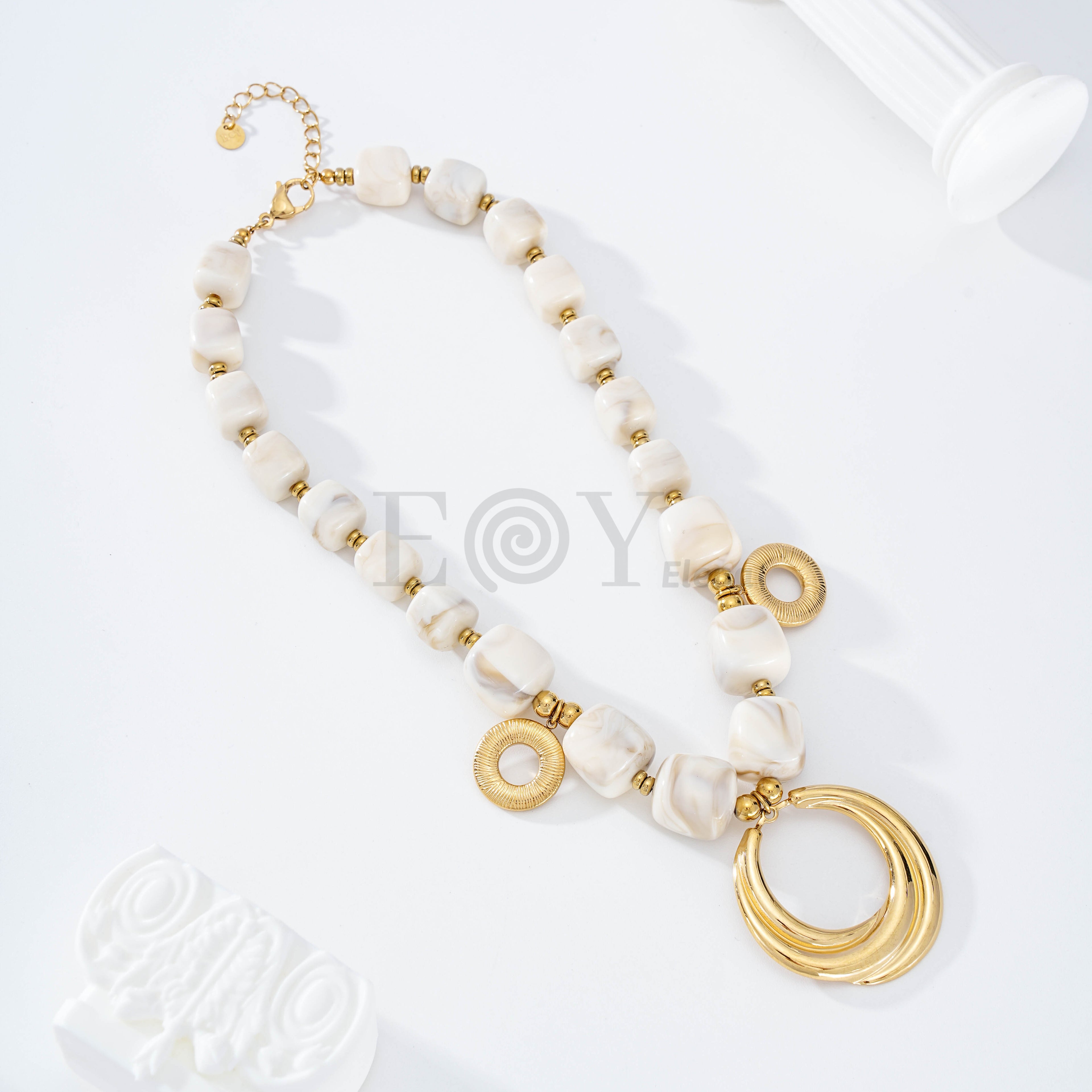 Collar pideras con aros