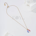 Collar triple pez colores