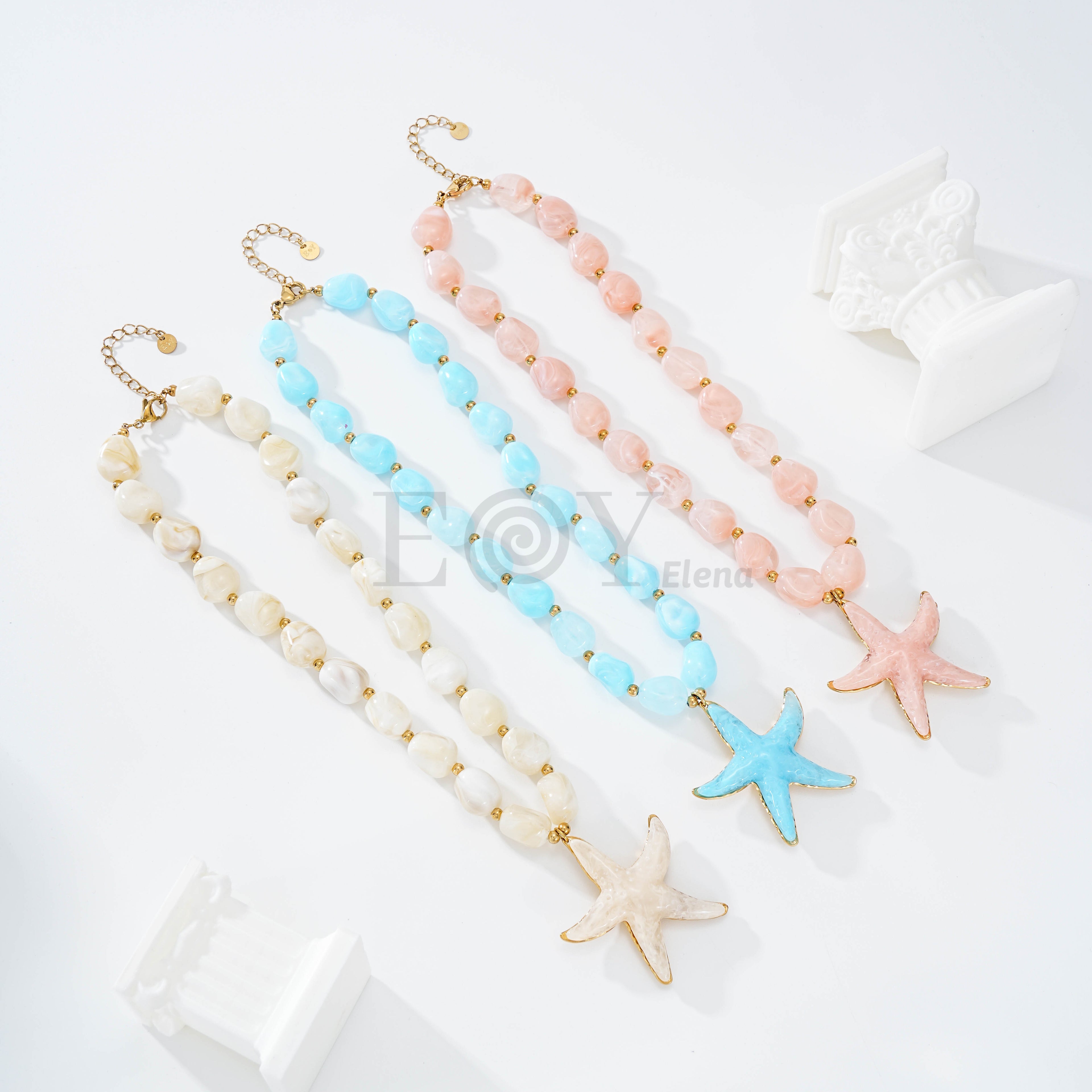 Collar piedras con estrella