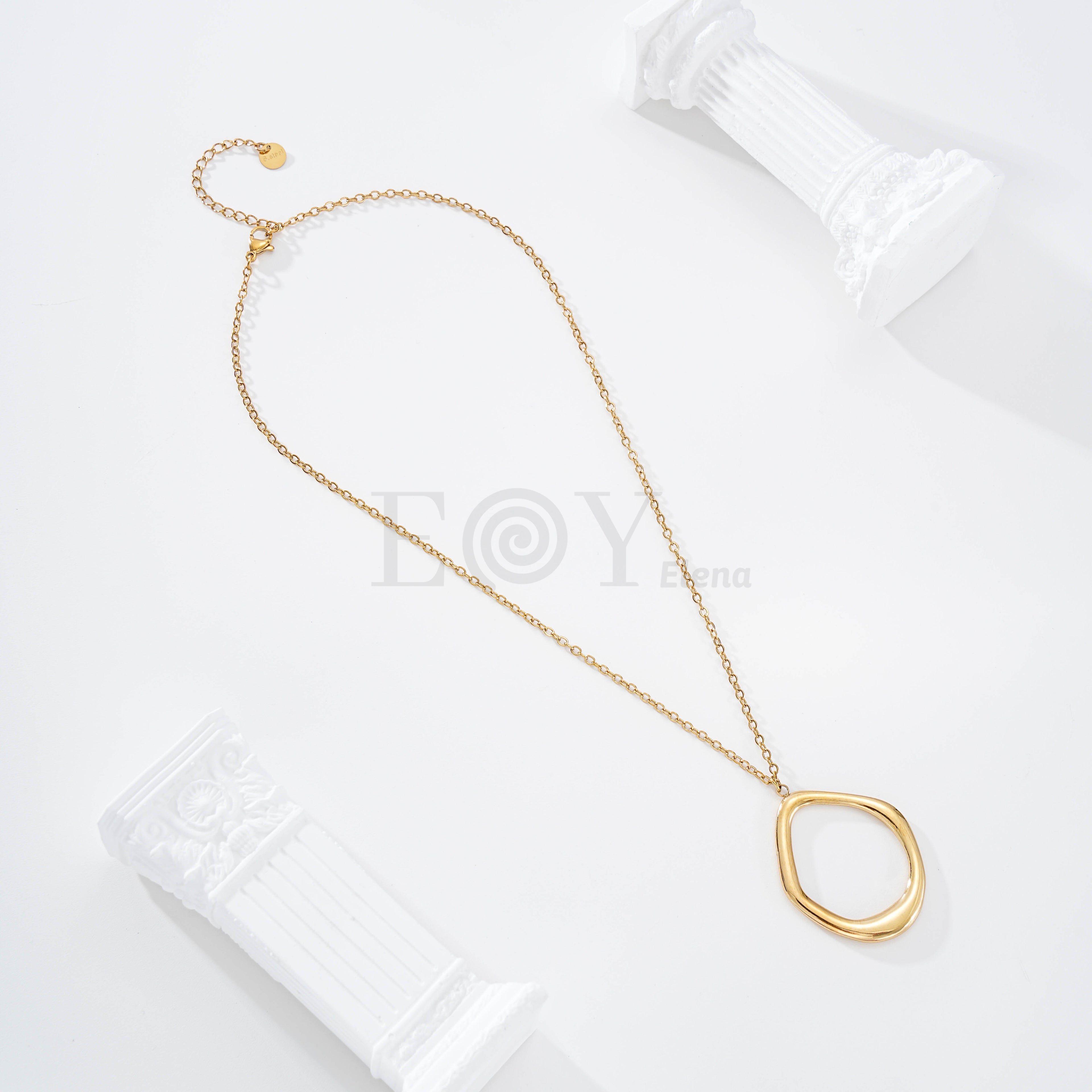 Collar círculo hueco