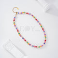 Collar cadena bolas colroes