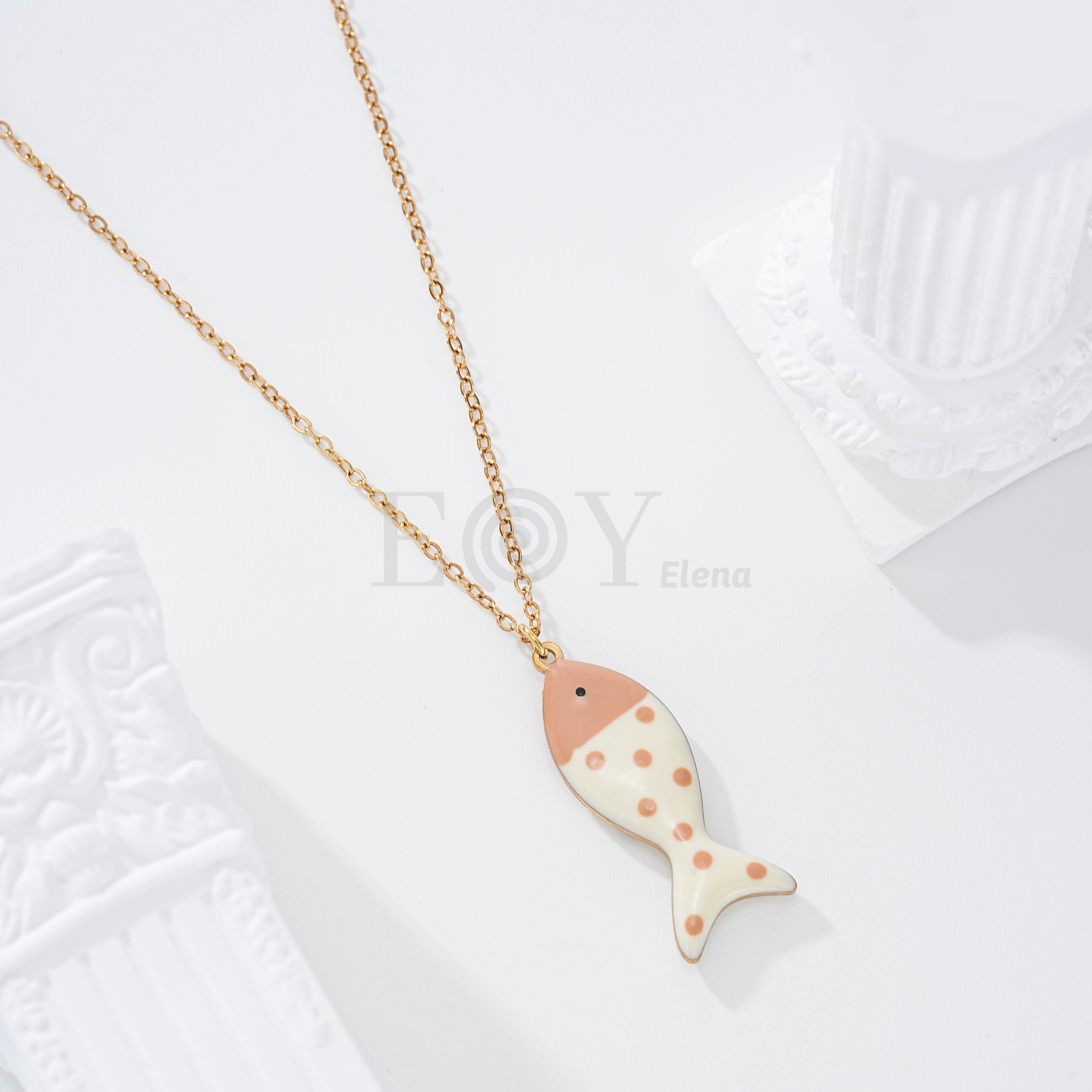 Collar pez lunares