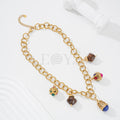 Collar charms piedras