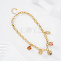 Collar charms piedras
