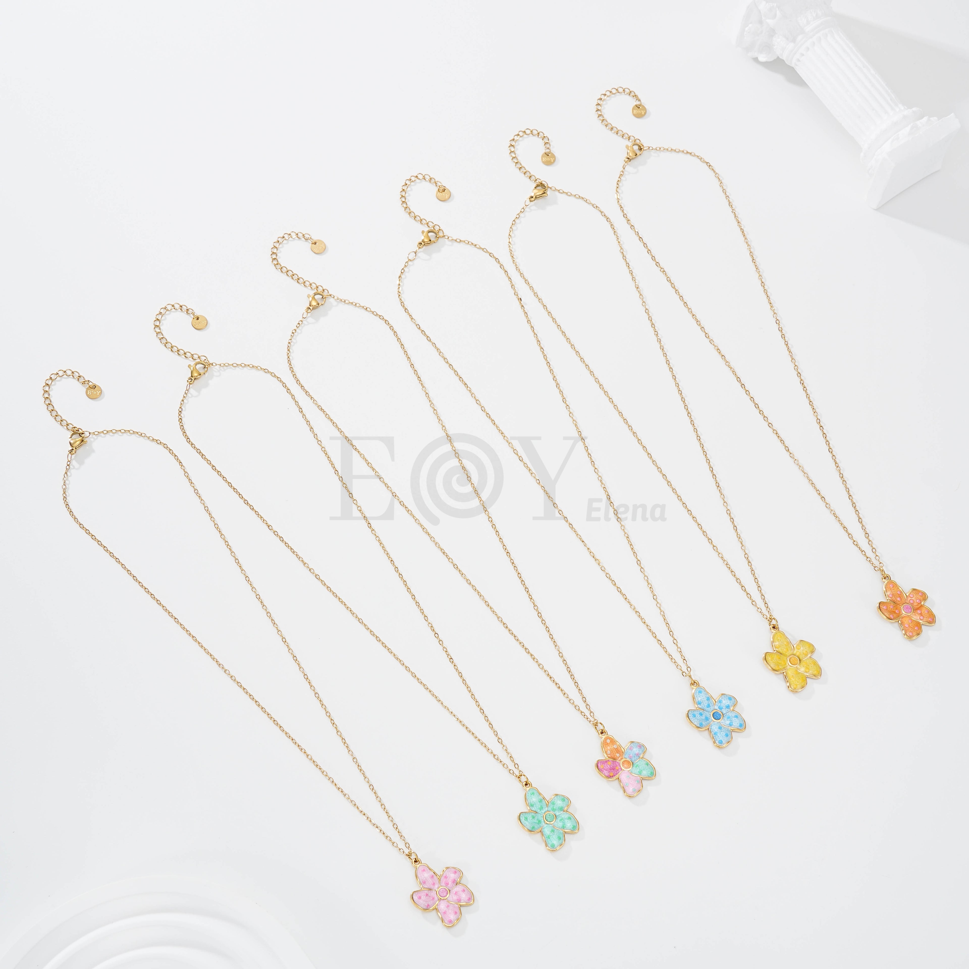 Collar flor color
