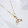 Collar cola sirena piedras