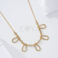 Collar con formas y piedras