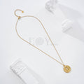 Collar mano Fátima circonita