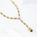 Collar circonitas y cacharo