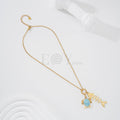 Collar tortuga y raspa