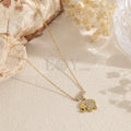Collar elefante con circonitas