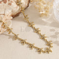 Collar Estrellas de Mar con Circonitas