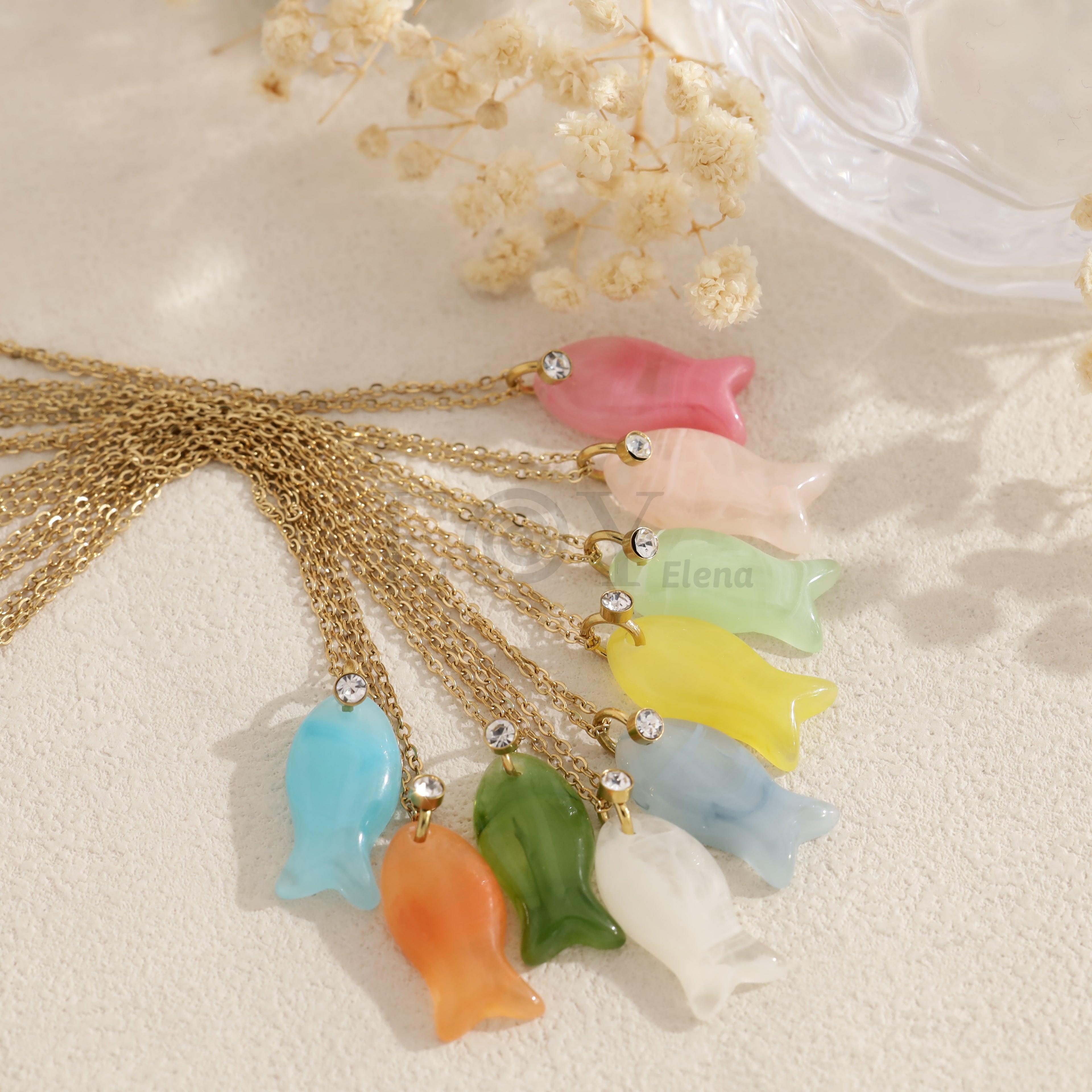 Collar pez color