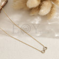 Collar infinito circonitas acero