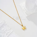 Collar estrella mitad circonitas