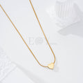 Collar corazón acero