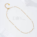 Collar con perlas acero