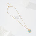 Collar concha azul