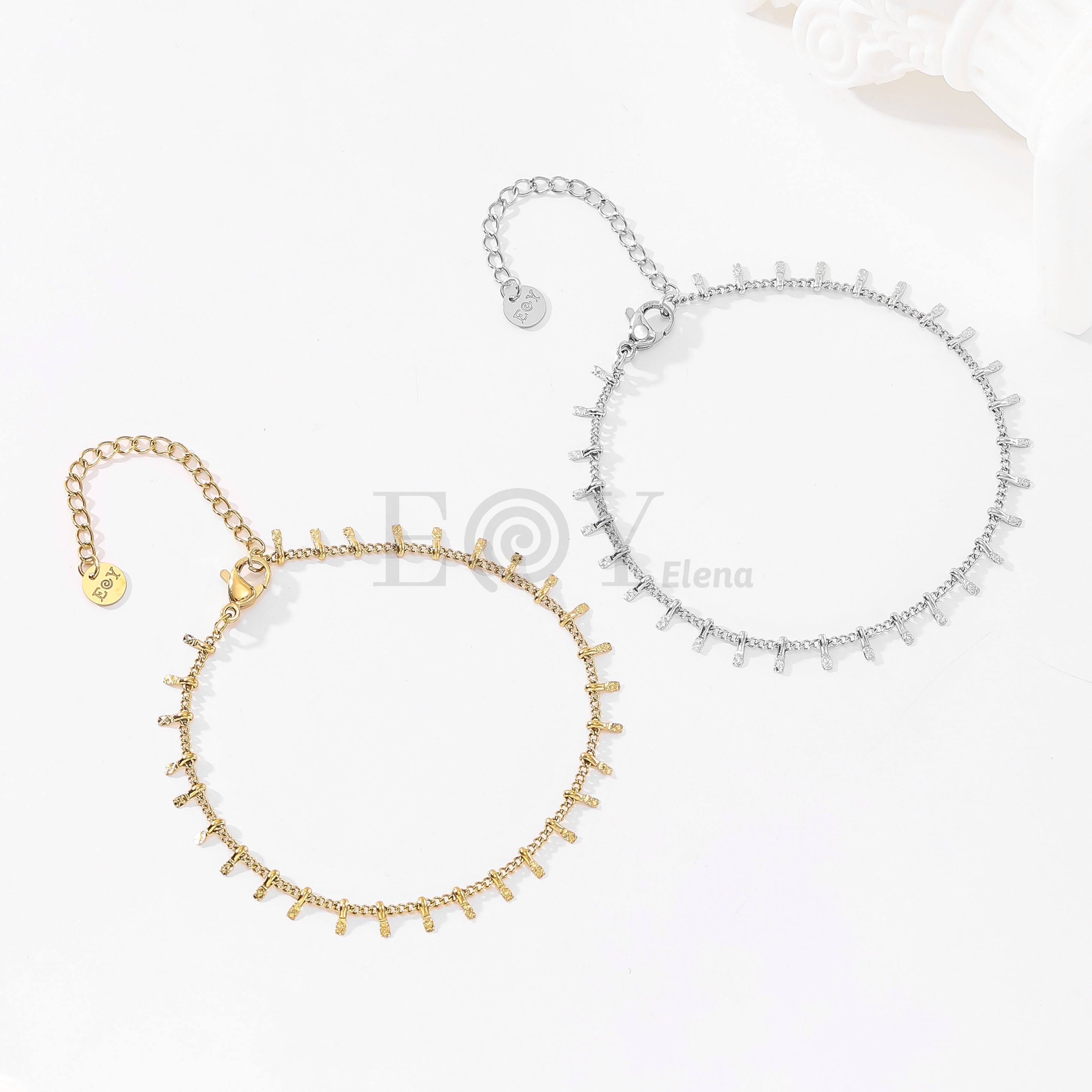 Pulseras con gotitas