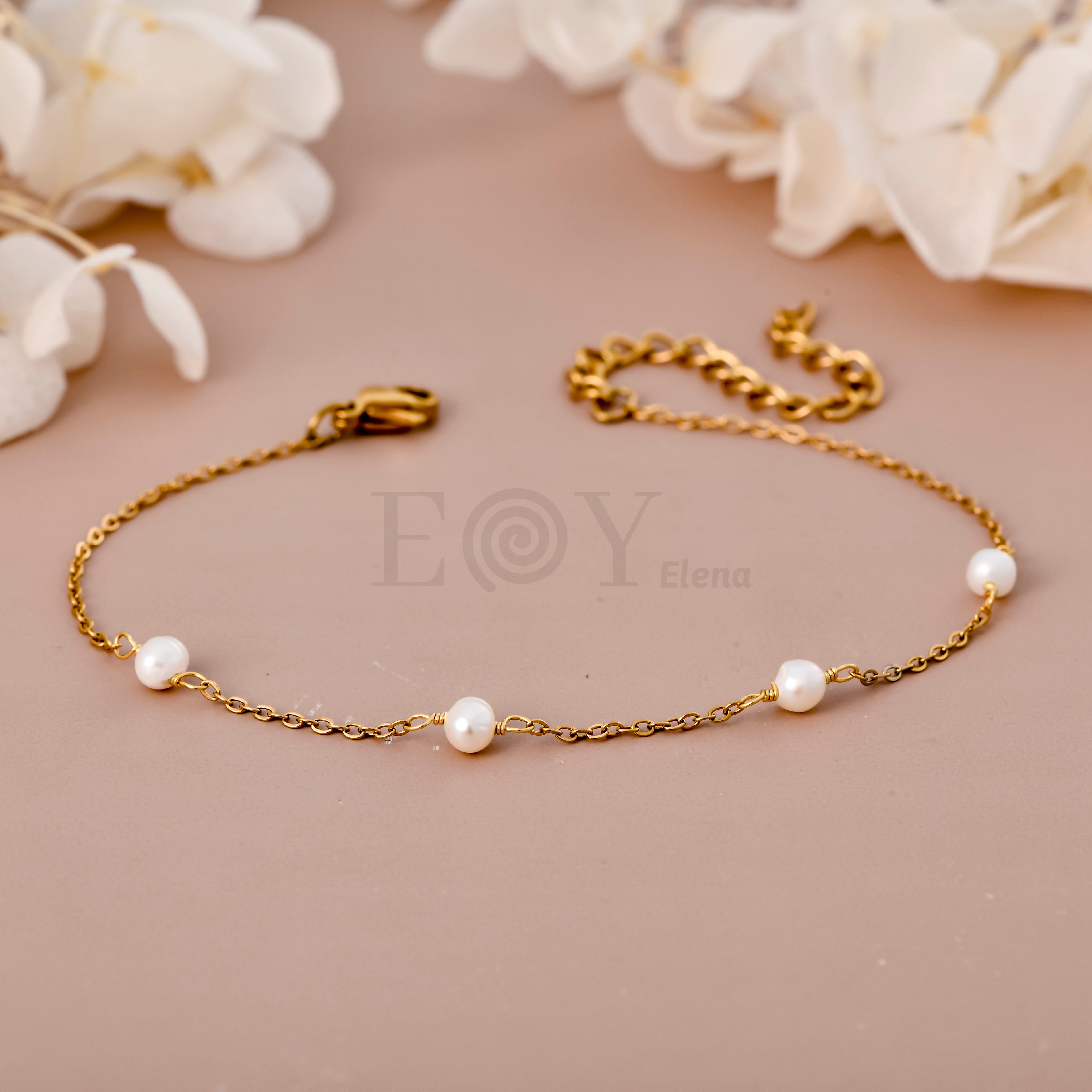 Pulsera con perlitas