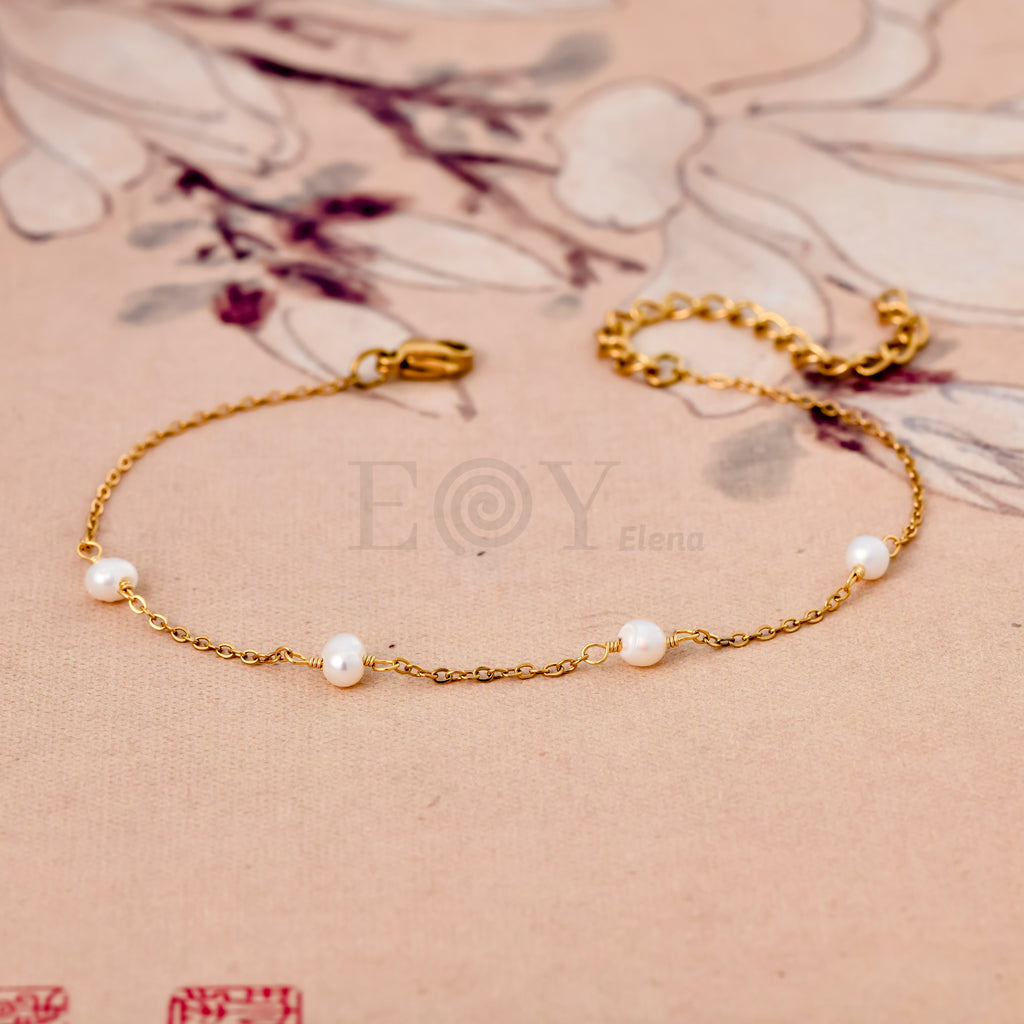 Pulsera con perlitas