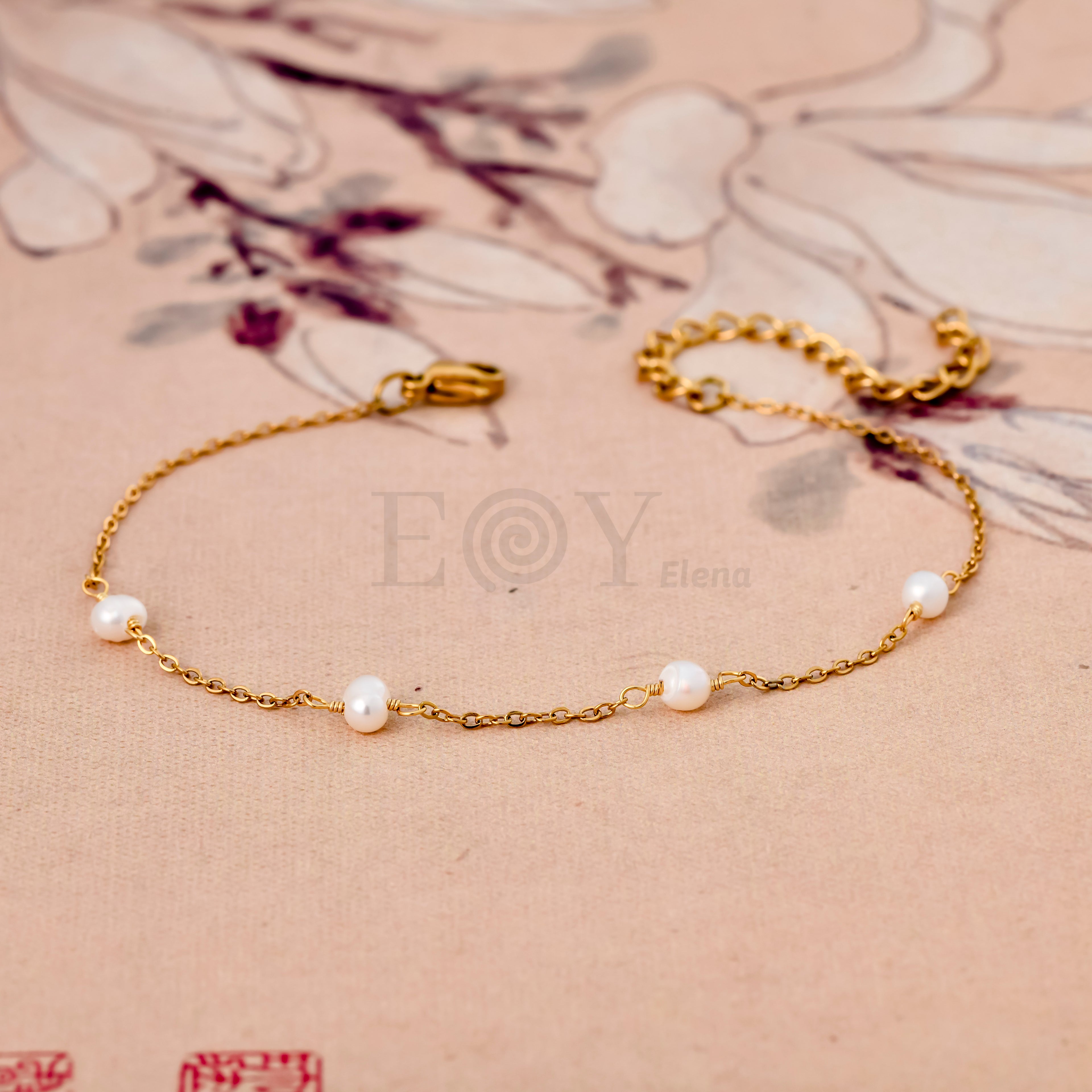 Pulsera con perlitas