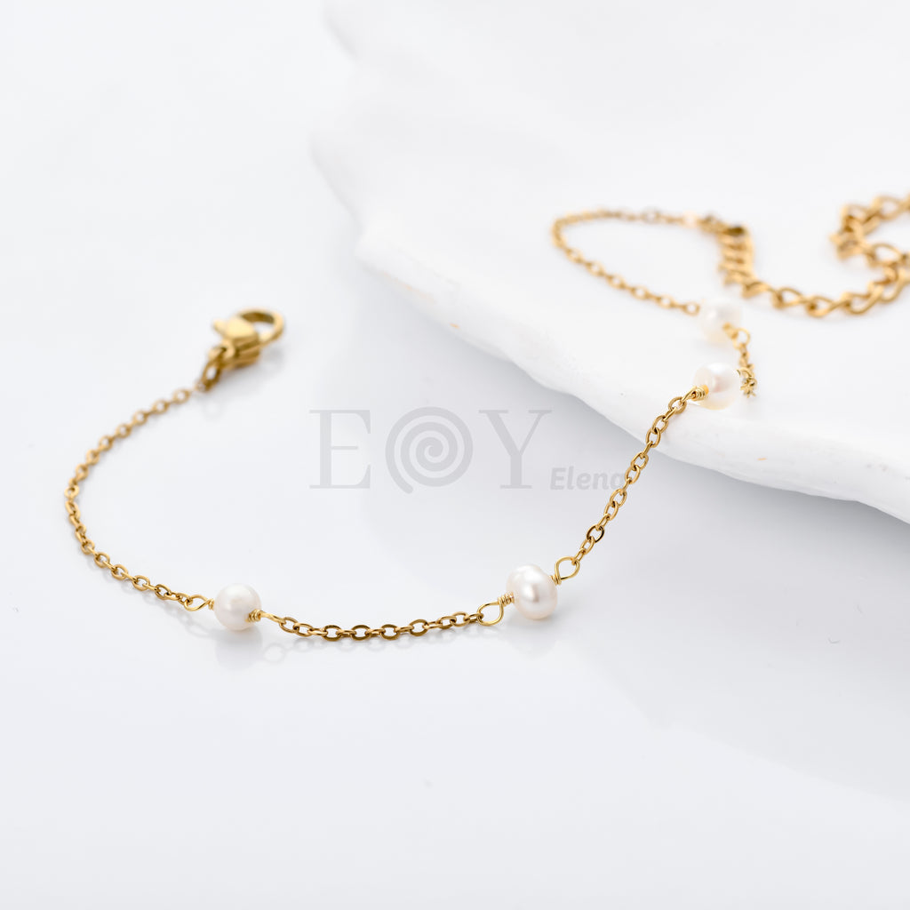 Pulsera con perlitas