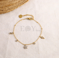Pulsera estrella, rayo e infinito circonitas